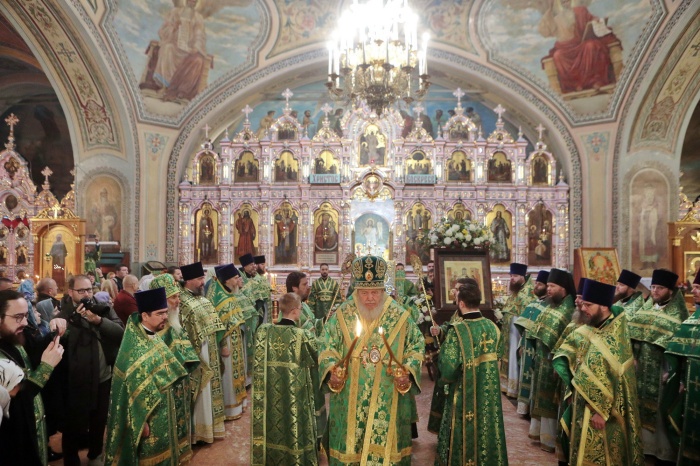 Архиерейское богослужение в Саввино 